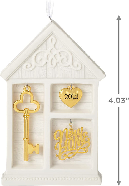 Hallmark Keepsake Christmas Ornament 2021 Year-Dated, New Home Shadow Box