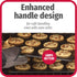 Good Cook AirPerfect 2-Pack Nonstick Cookie Sheets, Insulated Carbon Steel, Medium 14" x 12" and Large 16" x 14"