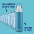 Brita Stainless Steel Water Filter Bottle, 20 Ounce, Blue Jay, 1 Count