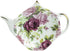 Gracie China Tea Bag Caddy Holder, Set of 4 (Rose Chintz)