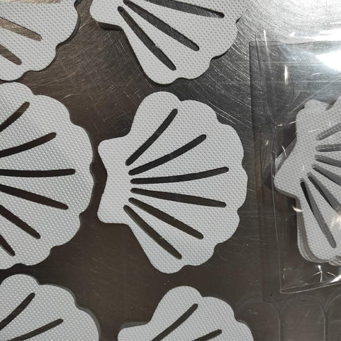 TOPBATHY 24PCS Bathtub Sticker Skid Proof Sea Shell Shaped Bathtub Decal Bathing Shower Safety Floor Sticker Bathroom Slip Solutions
