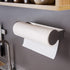 YIGII Paper Towel Holder Wall Mount - Adhesive Paper Towel Rack Under Cabinet Kitchen Paper Roll Holder Stick on Wall Stainless Steel