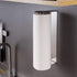 YIGII Paper Towel Holder Wall Mount - Adhesive Paper Towel Rack Under Cabinet Kitchen Paper Roll Holder Stick on Wall Stainless Steel