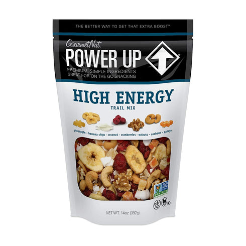 Power Up Trail Mix Trail Mix KetoFriendly PaleoFriendly NonGMO Vegan GlutenFree No Artificial Ingredients Gourmet Nut oz Bag, High Energy, 14 Ounce