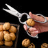 WAK Kitchen Scissors, Multi-Functional Kitchen Shears, Professional Stainless Steel Chopping Scissors, Heavy Duty Come Apart Shears, Easily Cut Poultry, Meat, Fish, Bottle Opener, Nutcracker