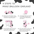 Cow Party Decorations 130 Pcs, TOPLLON Farm Animal Balloon Garland Kit with Cow Print Balloons, White Baby Pink Latex Balloons for Girls Birthday Party