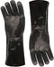Artisan Griller BBQ Gloves Extreme Heat Resistant Grill Smoker Fryer Oven Kitchen Cooking Gloves. Great Barbecue Smoking Oyster Meat Glove Long XL Waterproof, Oil Resistant -(Size 10/XL Black)