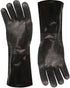 Artisan Griller BBQ Gloves Extreme Heat Resistant Grill Smoker Fryer Oven Kitchen Cooking Gloves. Great Barbecue Smoking Oyster Meat Glove Long XL Waterproof, Oil Resistant -(Size 10/XL Black)