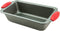 Premium Loaf Pan 8.5" with Non-Stick Steel - Bread Pan for Baking Bread - Professional Steel Baking Pan w/ Silicone Handles for Baking Banana Bread, Meatloaf and Pound Cake by Boxiki Kitchen