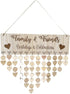 Yeekea Family & Friends Birthday Celebration Reminder Decorative Signs Plaques Anniversary Wall Hanging Calendar