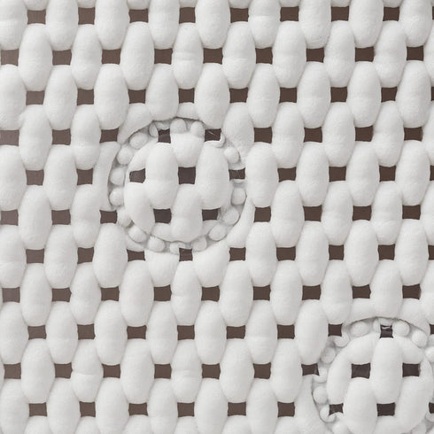 Duck Brand Softex Shower Mat, Machine Washable, 21 x 21-Inch, White, 285154