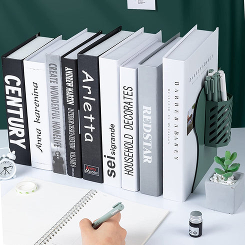 Adjustable Book Ends, Hmseng Bookends Book Holders for Shelves, Desk Magazine File Organizer Holder for Office, Books, Papers, Extends up to 19 inches.Scratch-Resistant Hand Coating-Green