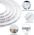 LED Strip Lights Battery Operated, 9.8Ft 6500K Light Strip with Remote Dimmable Memory Function Acrylic Tape, 90 LED Rope Lights IP68 Full Waterproof for Outdoor Bar Kitchen Bedroom Decor (Cool White)