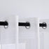 DONREN 45 Inch White Sheer Curtains Luxury Soft Short Textured Sheer Grommet Curtain Drapes for Kids Room 52 Inches Wide 2 Panels