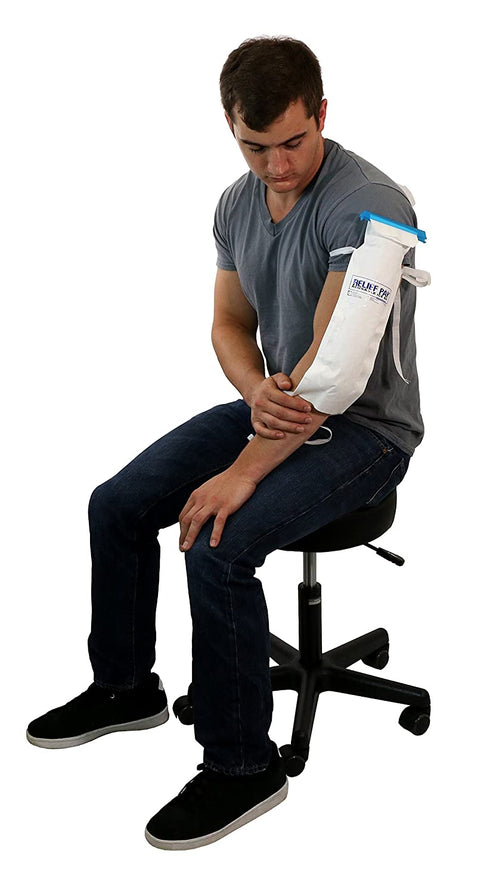 Relief Pak 11-1243 Insulated Ice Bag with Tie Strings, 5 x 13",Small