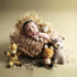 M&G House Newborn Wrap Baby Photography Wool Wrap Baby Photo Props Baskets Filler Rug(Light Tan)