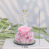 Sacredyna Birthday Gift for Grandma Mom, Preserved Real Rose, LED Angel Figurine Gift for Women Christian, Memory Gift