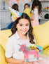 Unicorn Taco Holder Kids Plate, Pink Taco Stand Holds 2 Taco Shells for Fun Taco Tuesday Party