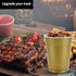 Hanna K. Signature Collection 50 Count Plastic Cup, 18-Ounce, Gold