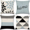 JOJUSIS Modern Geometric Throw Pillow Covers Linen Home Decor 18 x 18 inch Set of 4 Home