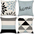JOJUSIS Modern Geometric Throw Pillow Covers Linen Home Decor 18 x 18 inch Set of 4 Home