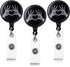 3 Pieces X-Ray Badge Reel Retractable X-Ray Hands Heart Nursing Name Badge Clips X-Ray ID Badge Holder Radiology Tech Badge Holder with Alligator Clip for Nurse Doctors Teacher Student Volunteer