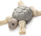 Sedioso Dog Toys, Multi-Function Dog Chew Toy for Teeth Cleaning, Dog Food Dispensing Toys for Medium, Large Dogs (Turtle, Grey)