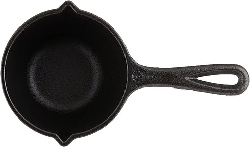 Lodge Cast Iron Silicone Brush Melting Pot, 15.2 oz, Black
