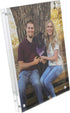 7Penn Acrylic Picture Frames - 5pk Clear Picture Frames 5 x 7in Magnetic Double Sided Picture Frame Block Picture Frame