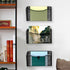 MaxGear Mesh File Holder Wall Organizer 3 Pockets Hanging File Organizers Wall Mounted Paper Organizer Holders Wall Bins for Office and Home, Black