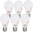 12V LED Light Bulb 7W 630Lm AC/DC 12-24Volt Low Voltage E26 Base (2700K Warm White)40-60 Watt A19 Bulbs Equivalent- Landscape Garden Yard, 12volt Battery Power System Off Grid Solar Lighting- 6 Pack