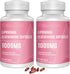Liposomal Glutathione Softgels 1500MG, Reduced Glutathione Supplement with Vitamin C, Better Absorption, Non-GMO Powerful Antioxidant for Healthy Aging, Detox, Brain, Immune Health,120 Softgels
