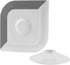 Tovolo 2-in-1 Sink Buddy Double-Ended Nylon Pan Scraper & Silicone Squeegee, BPA-Free Silicone & Nylon Dish Scraper With Magnetic Storage, Scratch-Resistant Dishwashing Tool, Charcoal/White