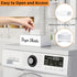 FEMELI Farmhouse Dryer Sheet Dispenser, Magnetic Dryer Sheet Holder for Laundry Room Decor & Organization, Acrylic Fabric Softener Sheets Container Box with Removeable Lid