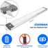 LED Closet Lights Motion Sensor Cabinet Lighting LYOUWEI 54 LED Under Counter Uniform Light USB Rechargeable Built-in Battery Wireless Magnetic Removable Stick-On Anywhere Indoor Night Lamp, 1 Pack