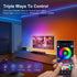 Nexillumi 50ft LED Strip Lights with IR Remote Ultra-Long LED Lights for Bedroom, Dorm, Room Decor App Control Music Sync LED Lights (50Ft APP+ Remote+ Mic Control+ 3-Button Switch)