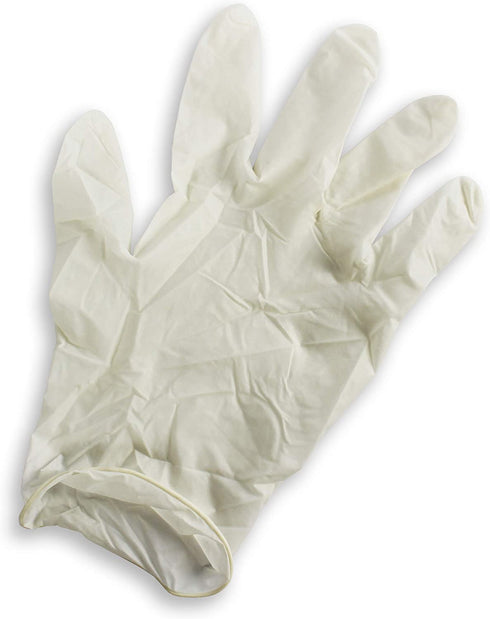 Medpride Medical Examination Latex Gloves| 5 mil Thick, Powder-Free, Non-Sterile, Heavy Duty Exam Gloves