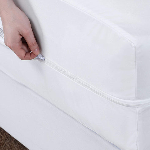 Guardmax Portable Crib Mattress Protector Zippered Encasement Cover - Zippered Proof Waterproof, Healthy and Noiseless, Mini Baby Porta Crib Size (24 x 38)