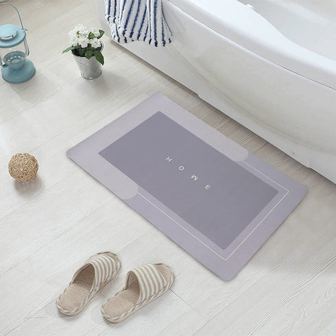 Super Absorbent Floor Mat?Quick Dry Bathmat , Floor Mat Soft Carpet Slip-Resistant Bathing Room Rug Floor Door, Washable Cushion Mat 23" x 16" (Square)