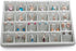 Oirlv Velvet Jewelry Tray 24 Grid Liner Pendant Earrings Organizer Storage Trays Showcase Display Jewelry Holder