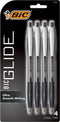 BIC Atlantis Original Retractable Ball Pen, Medium Point (1.0mm), Black, 4-Count