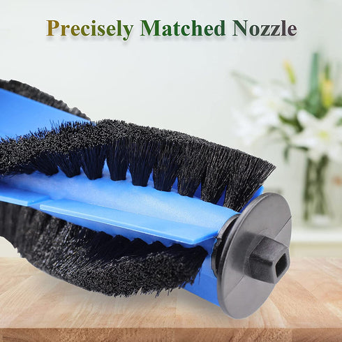FFsign Replacement Parts Rolling Brush Compatible with Eufy RoboVac 11S, 15C, 30, 30C, 12, 35C 15T, 11S MAX, 15C MAX, 30C MAX, G30 Robotic Vacuum Cleaner, 3 Pack Roller Brush with 1 Brush