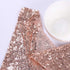 TRLYC Rose Gold Sequin Backdrop Curtains 2 Panels 2x8ft Glitter Rose Gold Curtains Decoration for Wedding Dirthday Party Christmas
