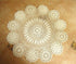 Damanni Cotton Handmade Crochet Lace Tablecloth Doilies Doily,Round,Beige,39 Inch