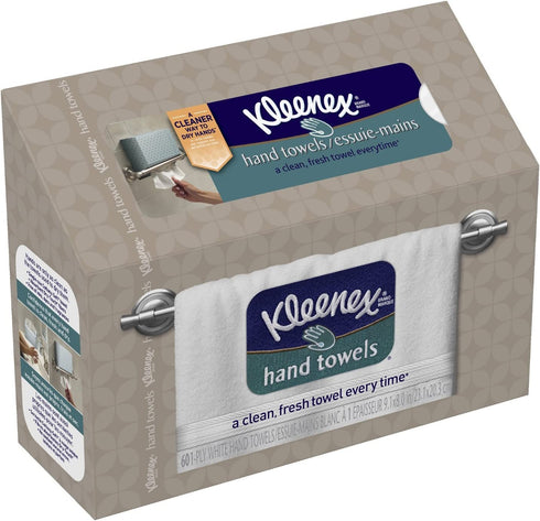 Kleenex Hand Towels - 1 Box of 60 White Hand Towels in a Dispenser Box