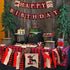 PRATYUS Lumberjack First Birthday Party Decoration, Buffalo Plaid Camping Wild Bear 1st Party Supplies With Birthday Banner and Garland,Baby Crown Hat and Cake Topper for Baby Girl Boy Photo Booth Props