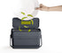 Joseph Joseph 30107 Mountable Compo 4 Food Waste Easy-Fill with Adjustable Air Vent Caddy, 4-Liters (1 US Gallon), Graphite