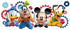RoomMates RMK2561GM Mickey and Friends Mickey Mouse Clubhouse Capers Peel and Stick Giant Wall Decals