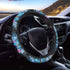 ORGYPET Fashion Steering Wheel Cover Auto Car Steering Wheel Cover Universal Comfortable Driving for Girls Women Frends Blue Butterfly Print