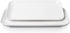 Dizada Large Serving Platter Set - 14/16 inch White Rectangular Dessert Plate/Salad Plates - Serving Trays for Parties, Sushi, Oven Safe Dinnerware Set of 2, White